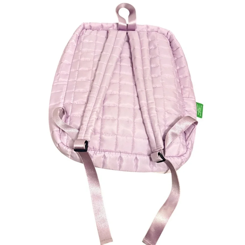 Ashland‎ Lavender Quilted Backpack with Front Zip-NWT